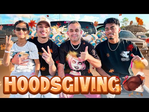 I GAVE AWAY TURKEYS IN THE HOOD FOR THANKSGIVING!!!