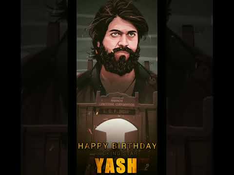 Happy Birthday Rocky Bhai ❤️ #TheNameYash #yash #sandalwood #kannada #kgf #kannadiga #kgf2