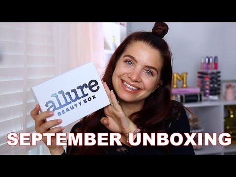 SEPTEMBER ALLURE BEAUTY BOX UNBOXING 2020 I GOT SO LUCKYYYY!!!