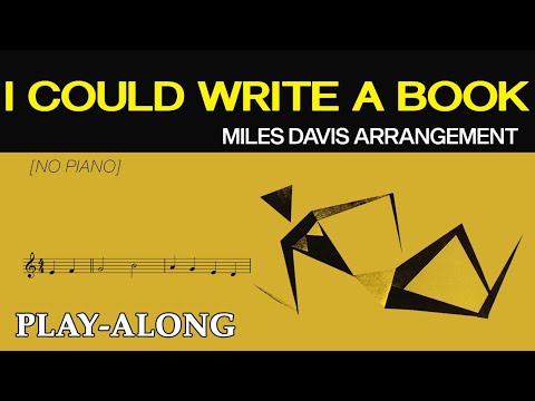 I Could Write a Book (Eb) [No Piano] - MILES DAVIS ARRANGEMENT || BACKING TRACK