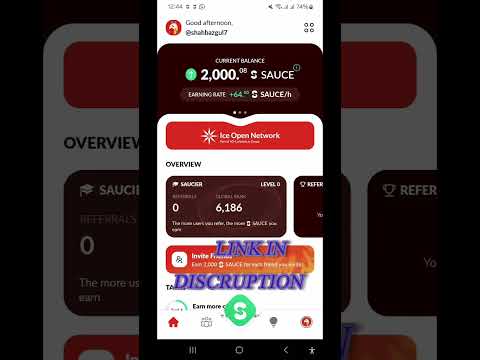 Ice Network New Project Today | Sauce Token Refferal Code | Sauce  https://sauces.world/@shahbazgul7