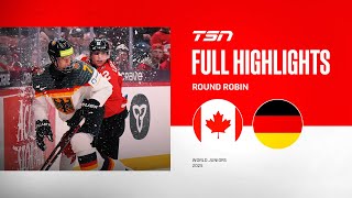 2025 World Junior Championship Highlights: Canada vs. Germany