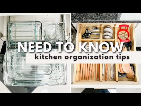 5 TIPS FOR A MORE ORGANIZED KITCHEN | How to make your kitchen storage spaces more functional