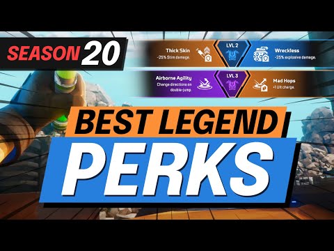 BEST PERKS for Every Legend In SEASON 20 - PERKS AND LEGEND TIER LIST - Apex S20 Meta Guide