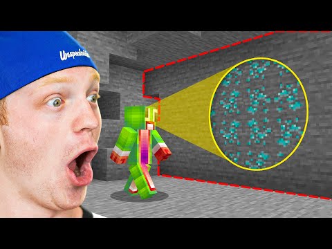 Minecraft But I Find Unlimited Diamonds