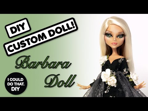 MONSTER HIGH REPAINT! DIY CUSTOM DOLL - BARBARA DOLL