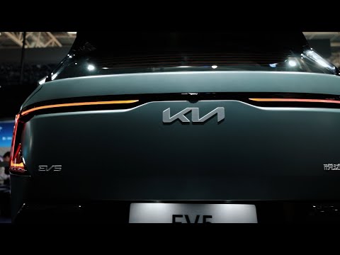 2024北京車展直擊！KIA EV5就像小一號的EV9