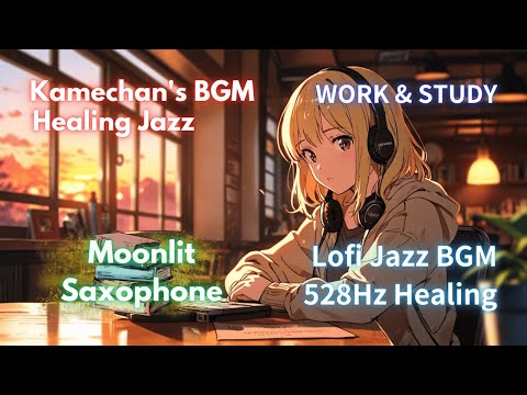 [Lofi Jazz] Moonlit Saxophone  - Smooth Lofi Jazz for Relaxing and Studying