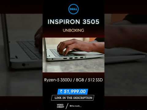 Dell Inspiron 3505 Ryzen 5 Unboxing #shorts