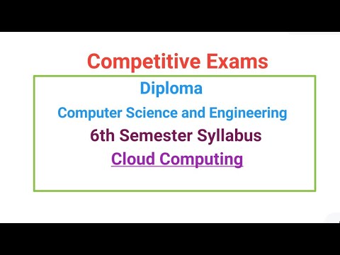 Cloud Computing Syllabus (6th Semester) CSE