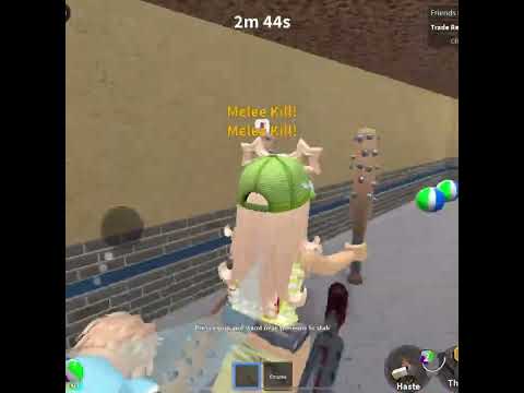 murderer round in mm2!! #mm2 #roblox #shorts