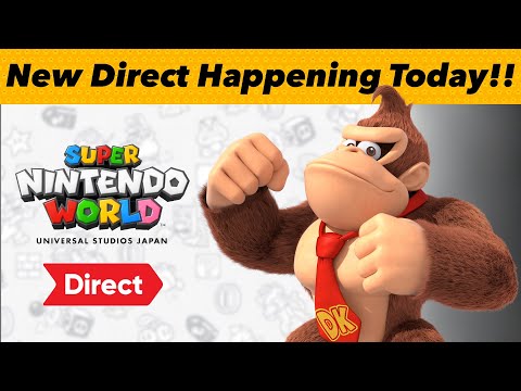 Nintendo Announces NEW Nintendo Direct For TODAY ( Featuring Super Nintendo World )