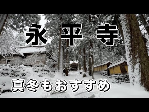 真冬の永平寺　その魅力に迫る