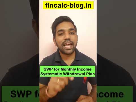 What is SWP| Systematic Withdrawal Plan #shorts #fincalc