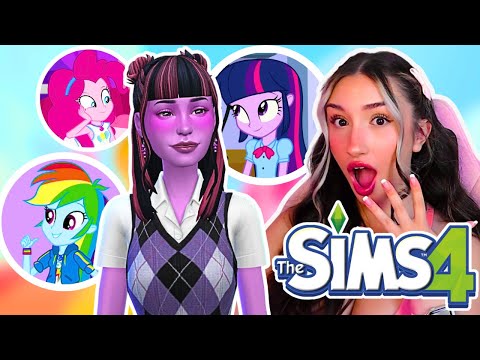 Creating all the Equestria Girls in The Sims 4 | My Little Pony