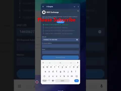 How to connect your OKX to x empire #xempire #okx #xempirewalletconnect