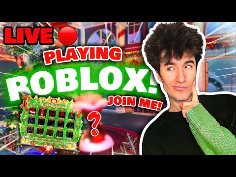 🛑LIVE! Playing ROBLOX+ NEW DTI ADVENT CALENDAR! JOIN ME!