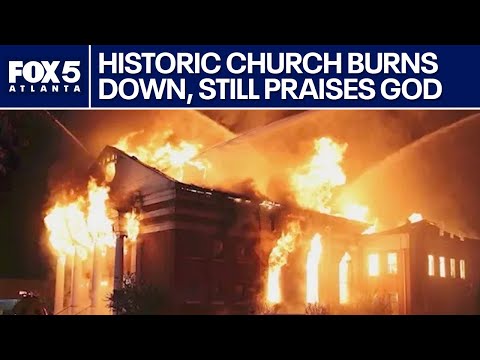 Historic Georgia church still holds service days after devastating fire | FOX 5 News