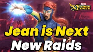 JEAN GREY NEXT! SPOTLIGHT 2 RAIDS! NEW SHOWCASE! ORCHIS FARMABLE! | MARVEL Strike Force