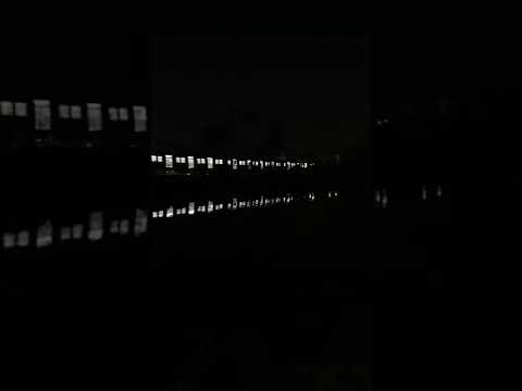 Night view of train passing #trainatnight #ER #barrackpore #palta   TRAIN AT NIGHT