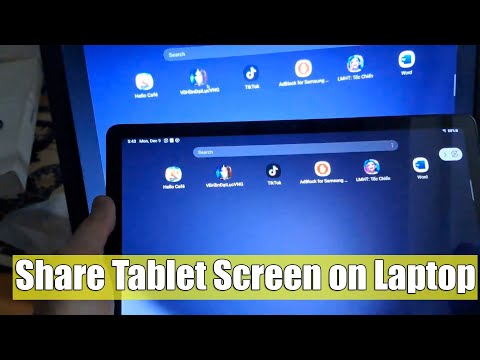 How to Connect Tablet to Acer Laptop | Share Tablet Screen on Laptop