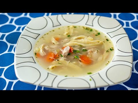 美式鸡汤面 / Chicken Noodle Soup from Scratch