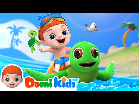 Sea Animal Song [NEW]🐠🌊| Sing Along with Domi Kids! 🎶🐙 | Best Animal Songs & Nursery Rhymes for Kids