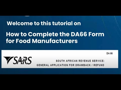 How to Complete the DA66 Form for Food Manufacturers