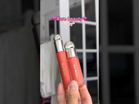 Comparing #RareBeauty Lip Oil & Soft Pinch #Blush shade #Joy #comparison #swatches #sephora #shorts