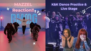 [CC] MAZZEL REACTION || International MUZE react to 'K&K' Dance Practice & Live Stage