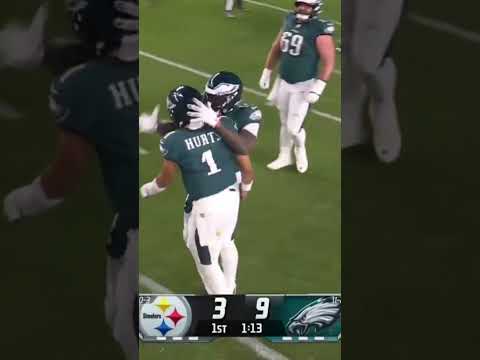 Jalen Hurts & AJ Brown NOT GETTING ALONG on the field (sarcasm 🤣) 🦅🔥 Eagles vs Steelers Highlights