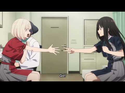 Takina Beats Chisato at Rock Paper Scissors | Lycoris Recoil