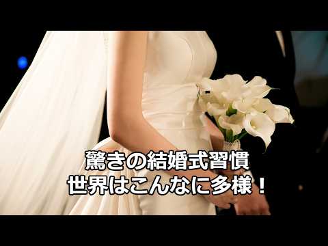 文化習慣の雑学～各国の結婚式の風習～