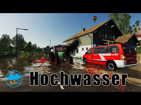 Hochwasser - Motorschaden?? Evakuierung vom Fendt | Timelapse | Farming Ecke | Felsbrunn #Farming