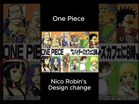 One Piece Robin's skin Change