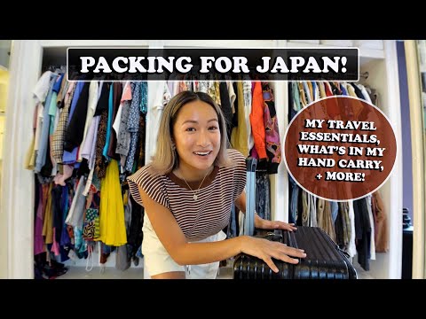 Vlog: Packing For Japan, Travel Essentials, What's In My Hand Carry | Laureen Uy