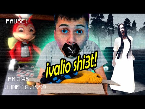 ÑañeL! prueba juegos RANDOM de TERROR #1😨 || Laundry Night, Jollibae