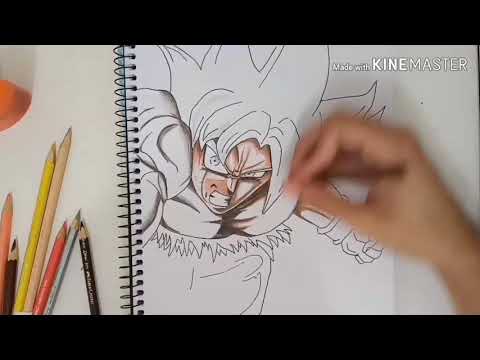 Speed drawing Goku instinto superior