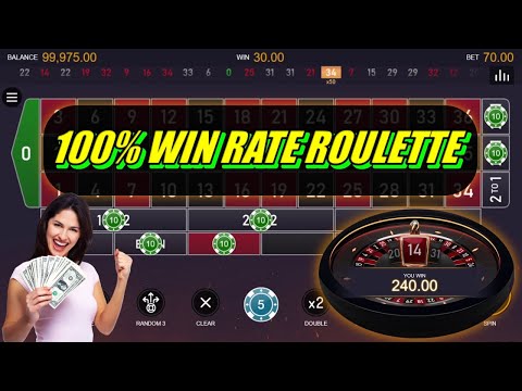 HOW TO WIN AT ROULETTE EVERYTIME YOU PLAY. 100% WIN RATE ROULETTE