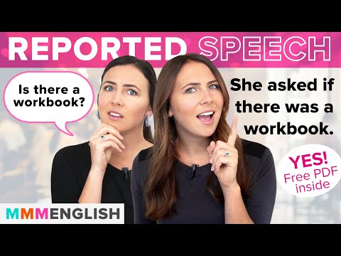 Can you use REPORTED SPEECH? Grammar Lesson + Examples