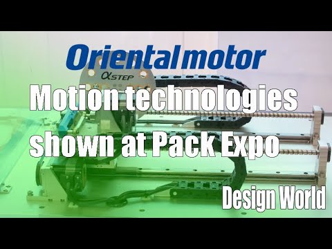 Oriental Motor engineer details motion technologies shown at Pack Expo