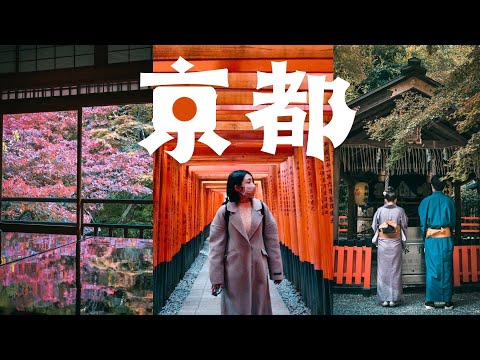 『日本旅遊-京都篇』走在嵐山竹林間、搭乘嵯峨野小火車、紅楓葉中的琉璃光院、初次必訪的清水寺及伏見稻荷大社，日本百年老店鰻魚飯。