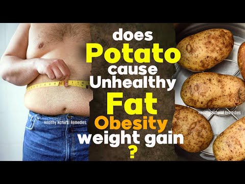 Does potato cause Unhealthy Fat, Obesity or Weight gain? Weight loss tips. Burn belly fat. Health