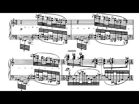 Nikolai Roslavets - Piano Sonata No. 1 (1914) [Score-Video]