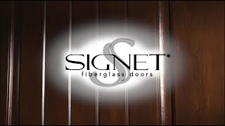 Signet Fiberglass Doors: Stunning Woodgrain Finish on a Highly Durable Fiberglass Door