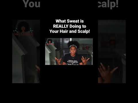 What Sweat is REALLY Doing to Your Hair and Scalp! Full video on Curly Chemistry channel.