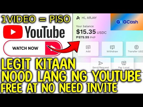 FREE GCASH EARNING MANONOOD KA LANG NG RANDOM YOUTUBE VIDEOS! ₱880 KITA IN ONE WEEK WATCHING