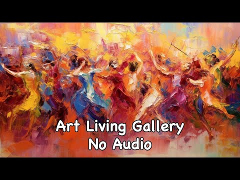 TV Wall Art Slideshow | Dynamic Expressions: Action Painting Abstract (No Sound)