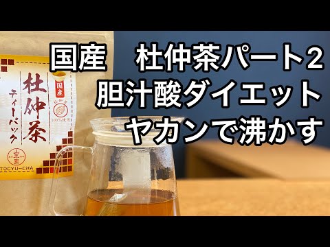 美味しい健康茶の淹れ方　杜仲茶編　Part2 杜仲茶　胆汁酸ダイエットのご紹介