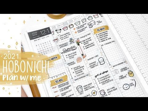 Hobonichi Cousin Plan With Me Setup 2021